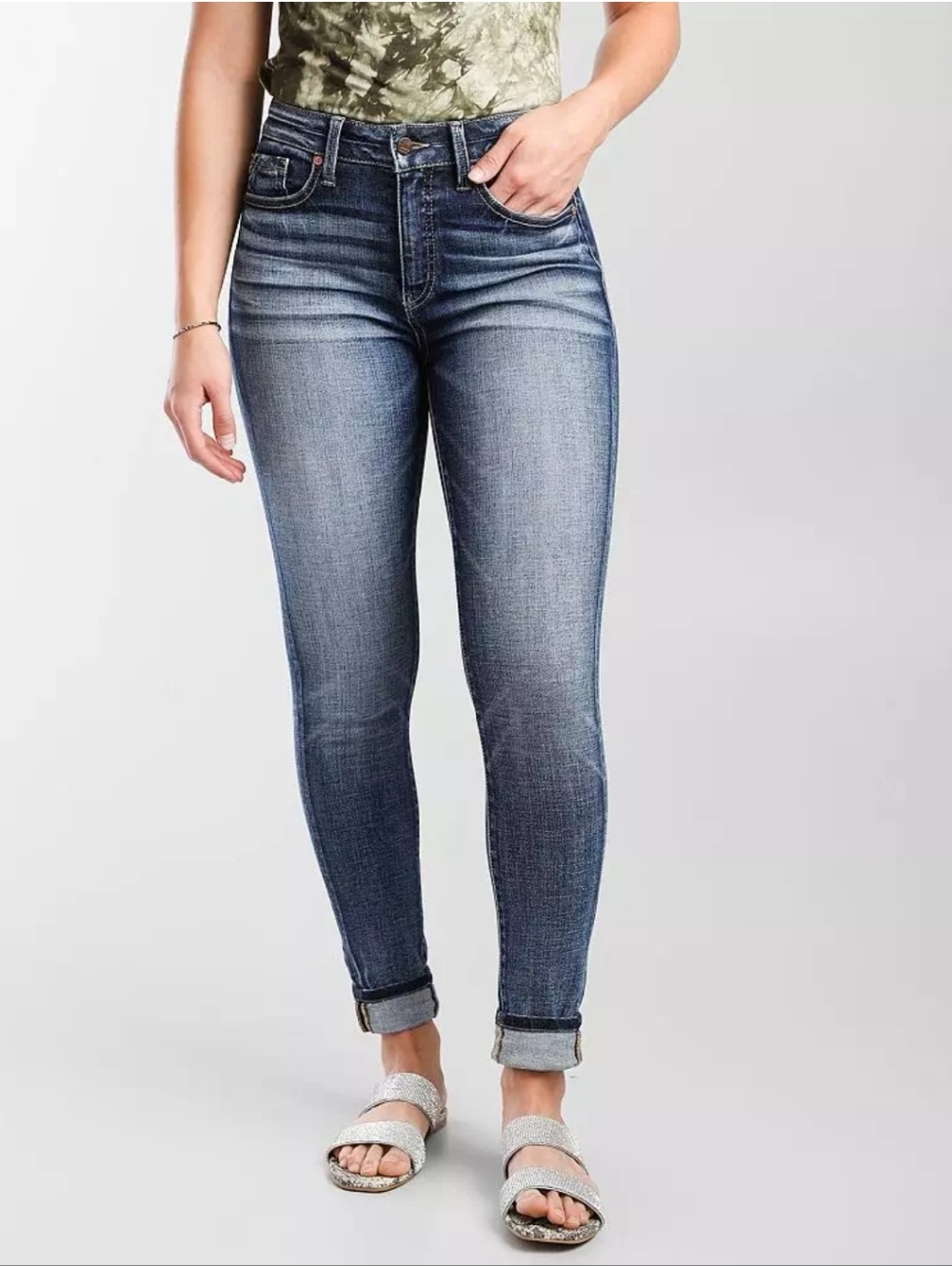 Buckle Black Fit 93 Midrise Ankle Skinny Jeans Women's Size 24 - Picture 5 of 9